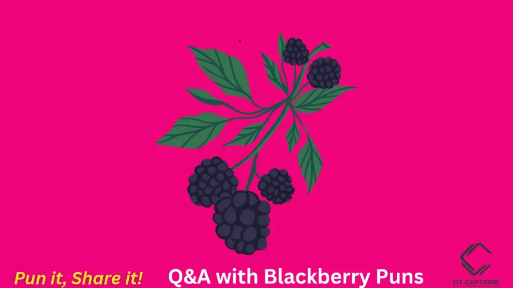 Cheeky Q&A with Blackberry Puns