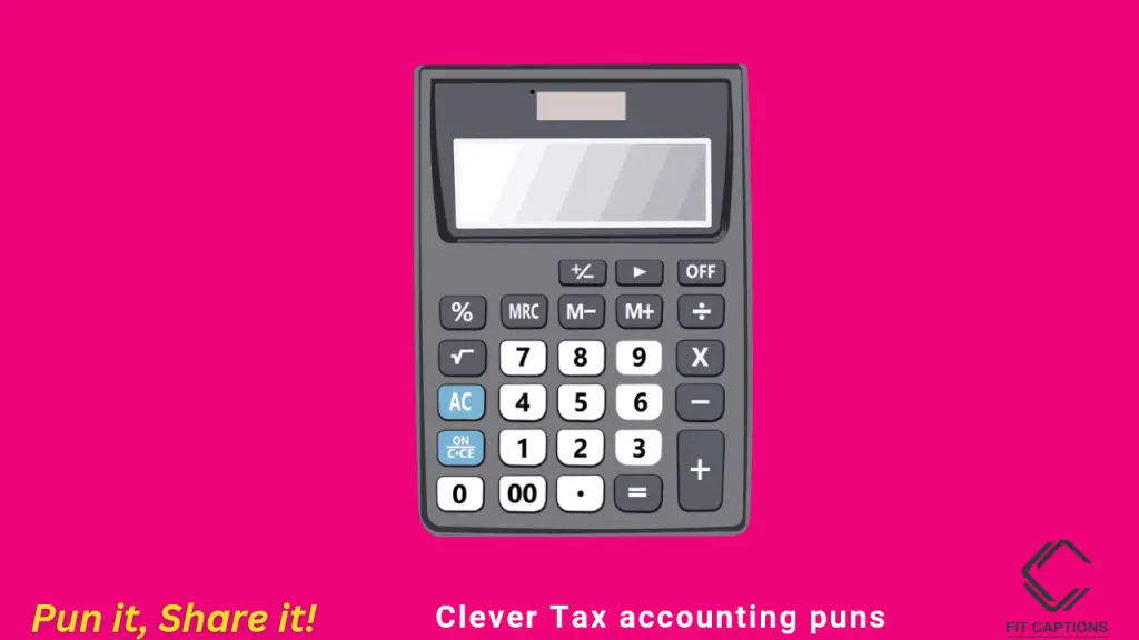 clever Tax accounting puns