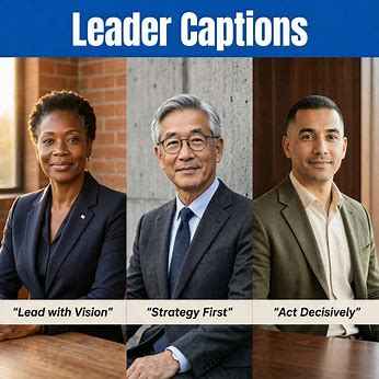 leader captions