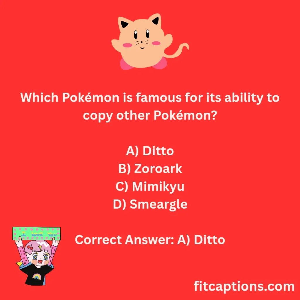 "Pokémon Trivia Questions and Answers"