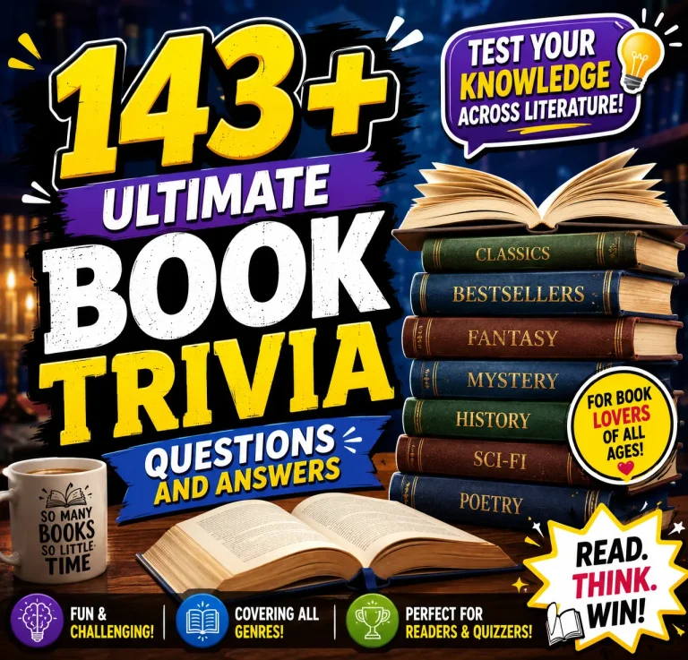 Book Trivia Questions and Answers 1