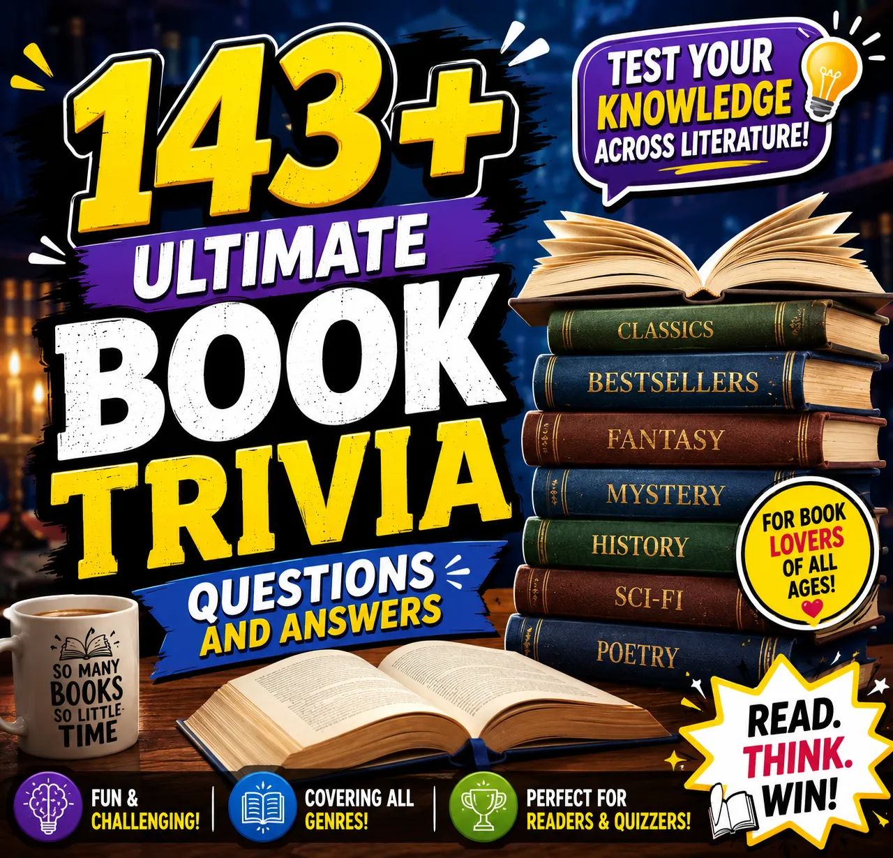 Book Trivia Questions and Answers 1