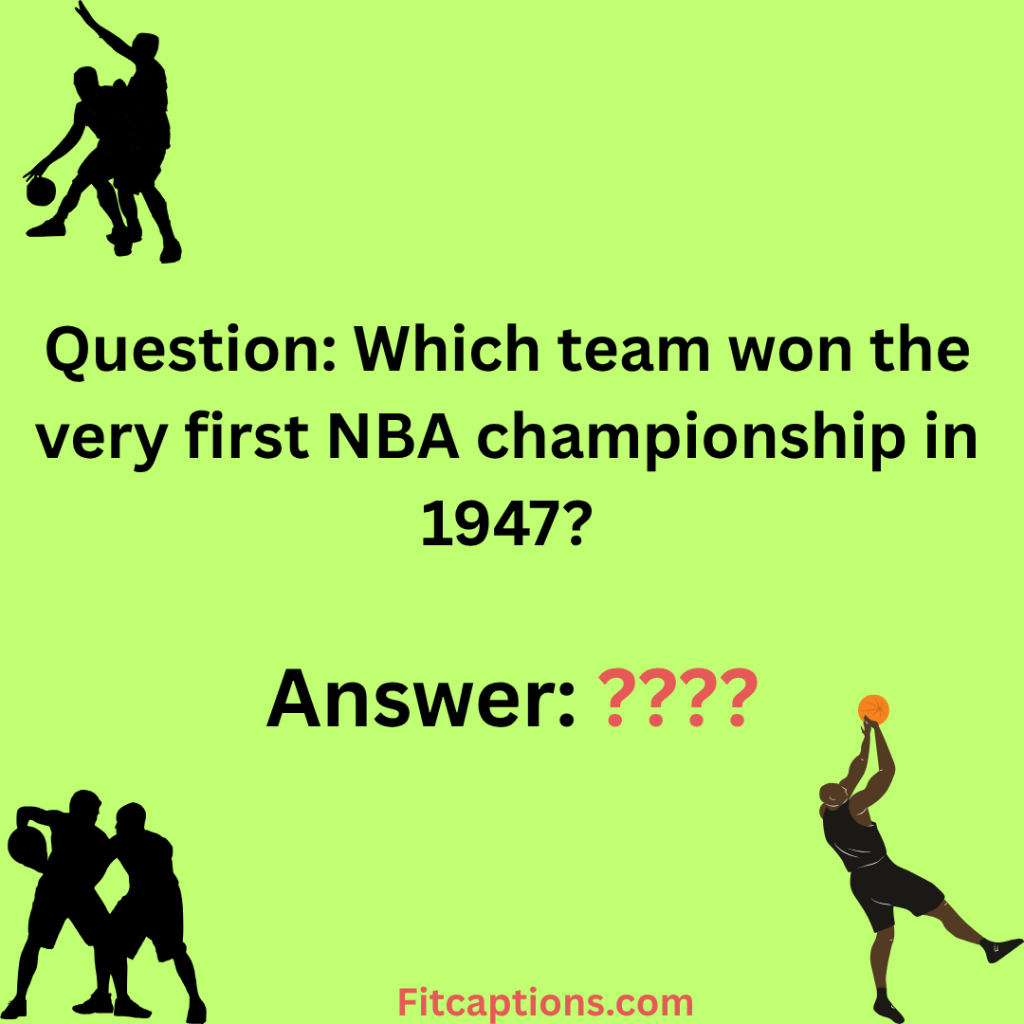 "NBA Trivia Questions and Answers"