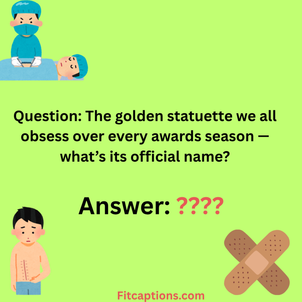 "Oscars Trivia Question and Answer"