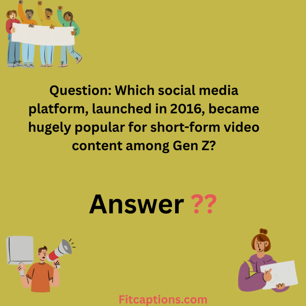 "Gen Z Trivia Questions and Answers"