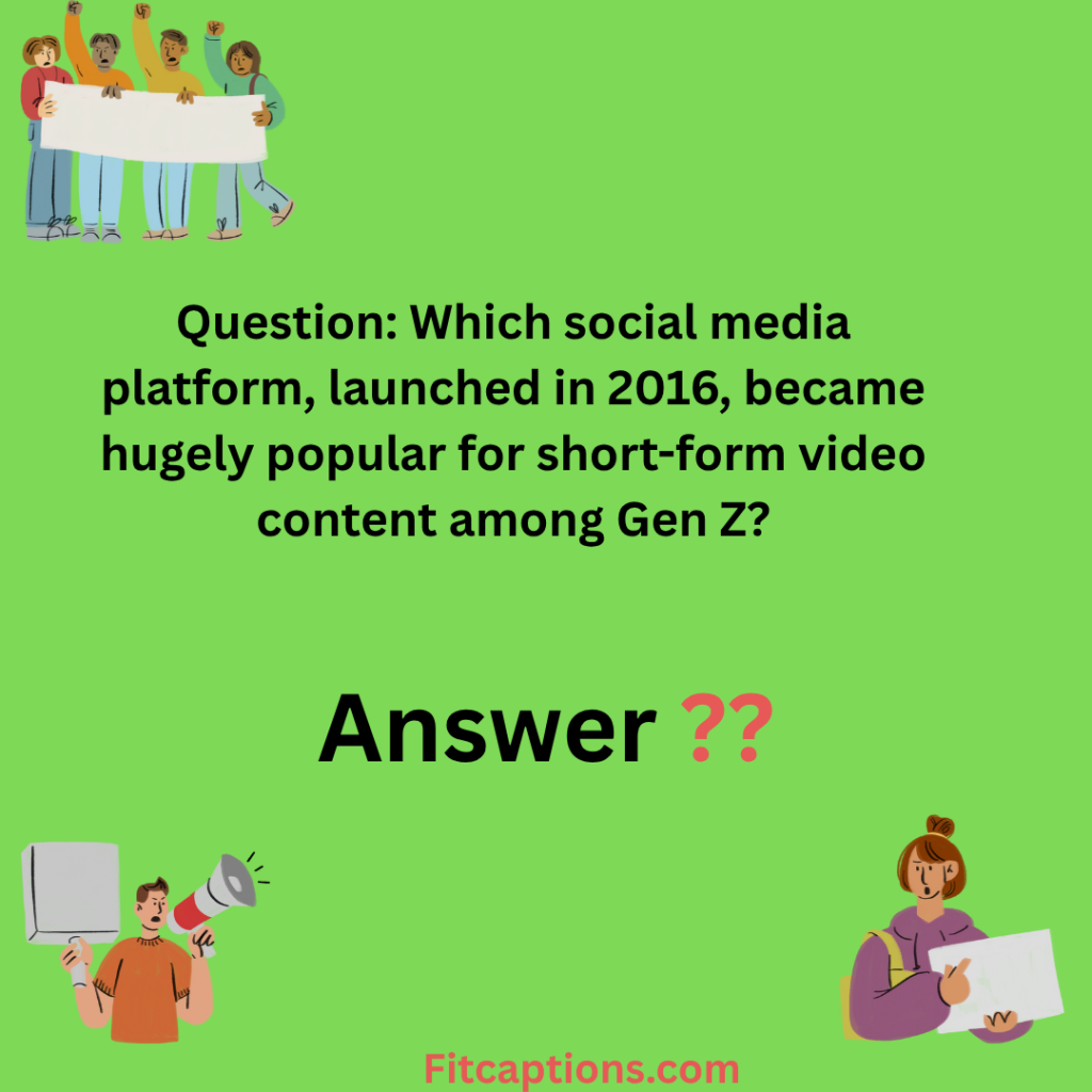 "Gen Z Trivia Questions and Answers"