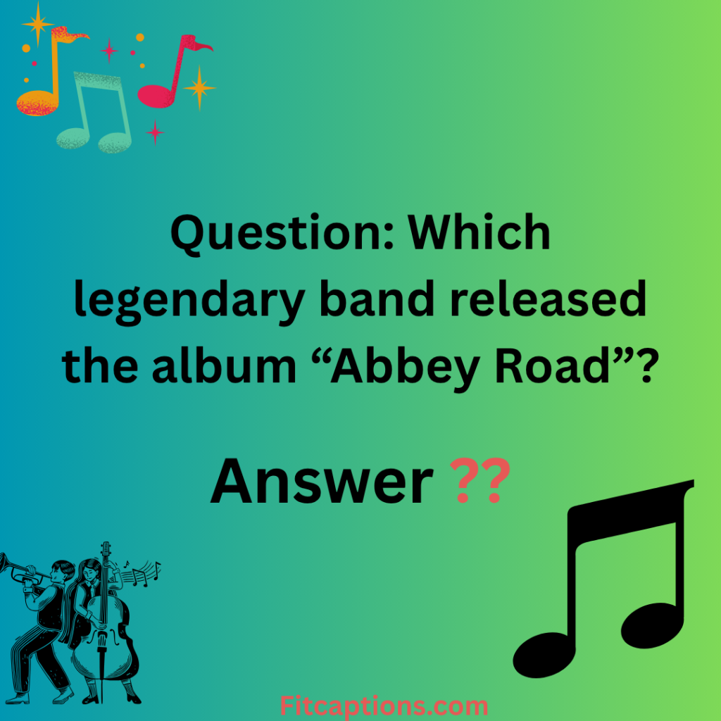 "Music Trivia Questions and Answers"