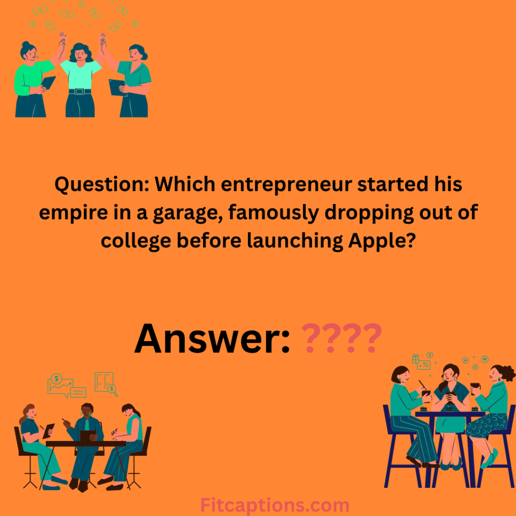 "Entrepreneur Trivia Questions and Answers"