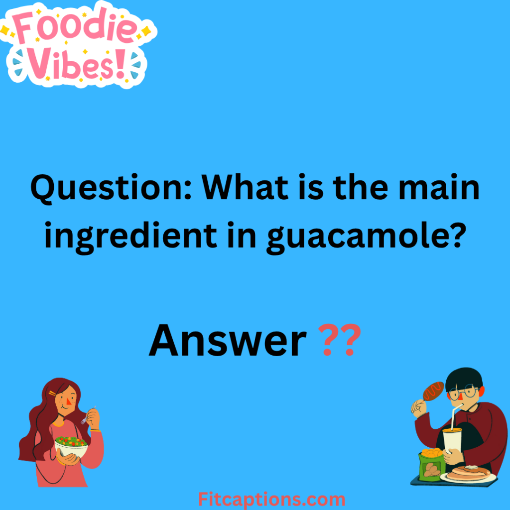 " Foodie Trivia Questions and Answers"