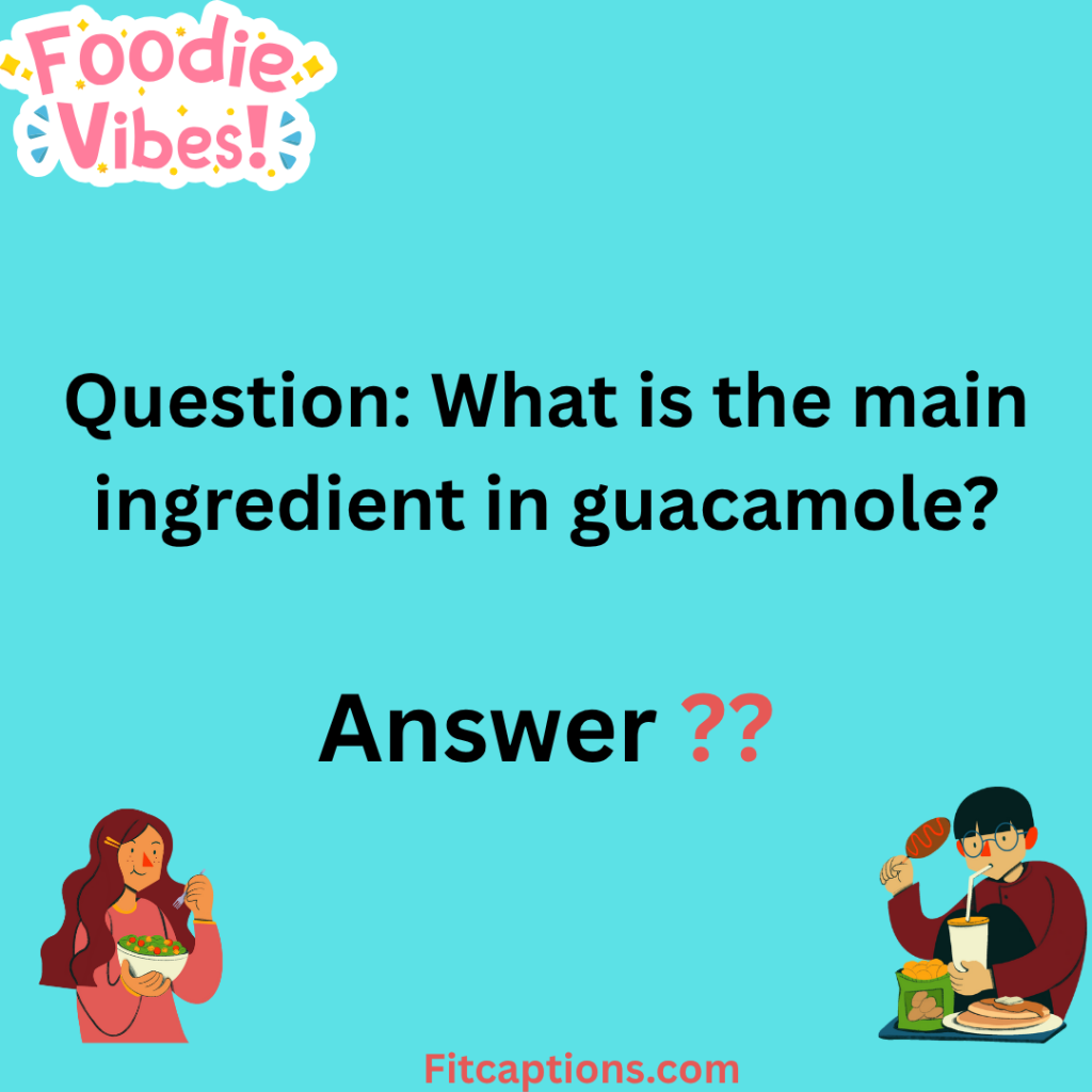 " Foodie Trivia Questions and Answers"