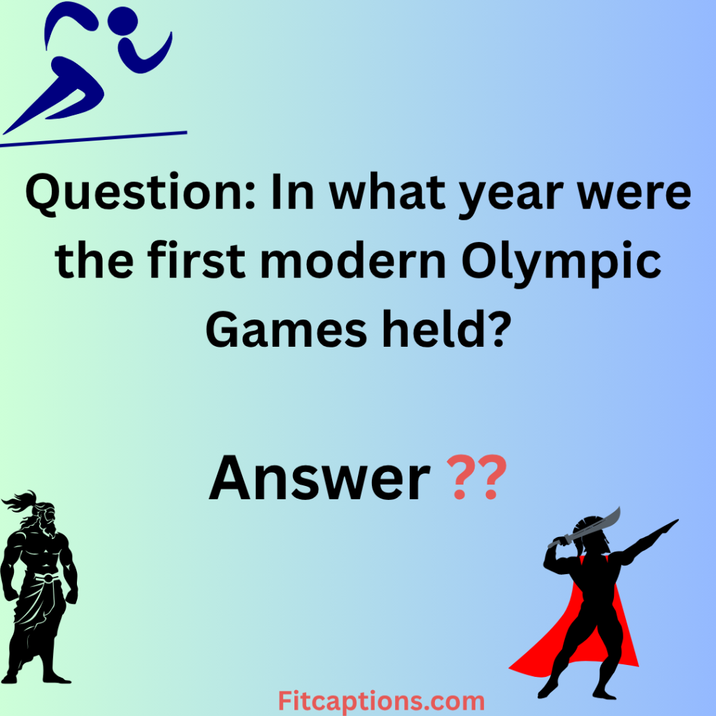 "Olympic Games Trivia Questions and Answers "