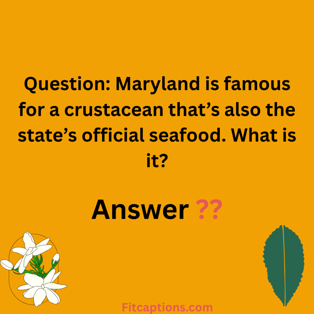 "Maryland Trivia Questions and Answers"