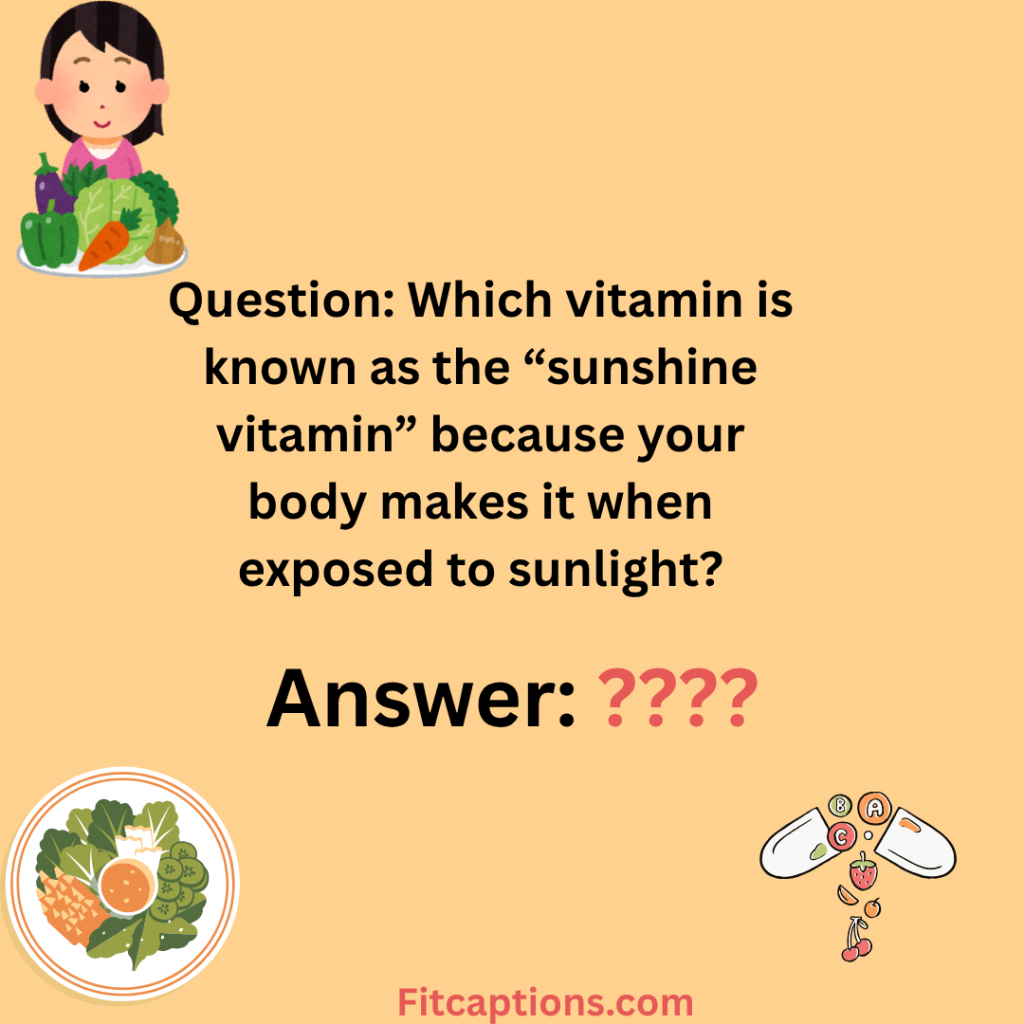 "nutrition trivia questions and answers"