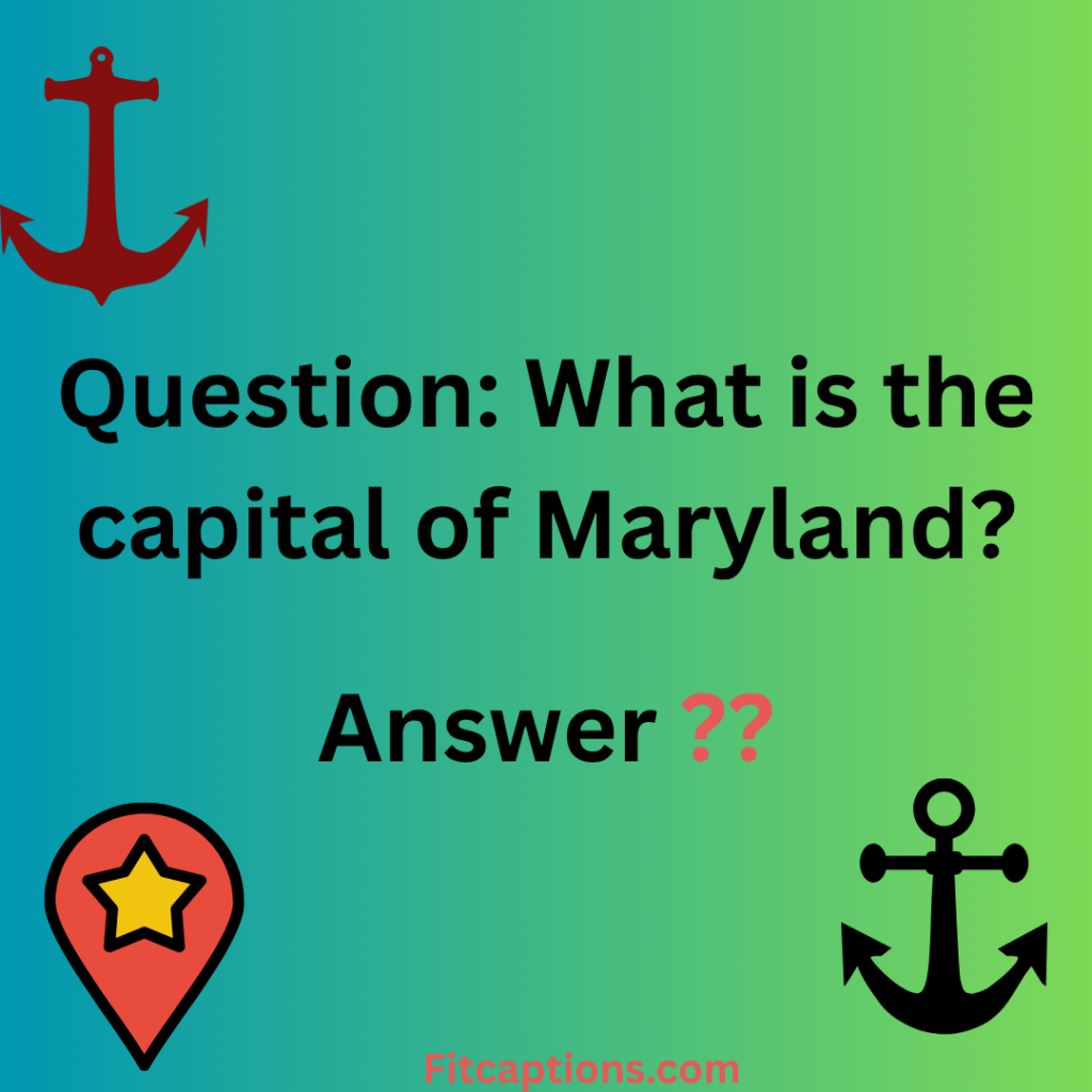 "Maryland Trivia Questions and Answers"