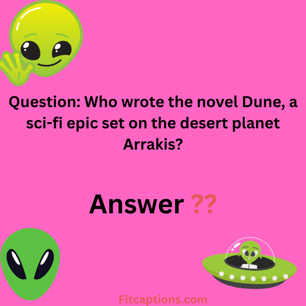 "Sci-Fi Trivia Questions and Answers"