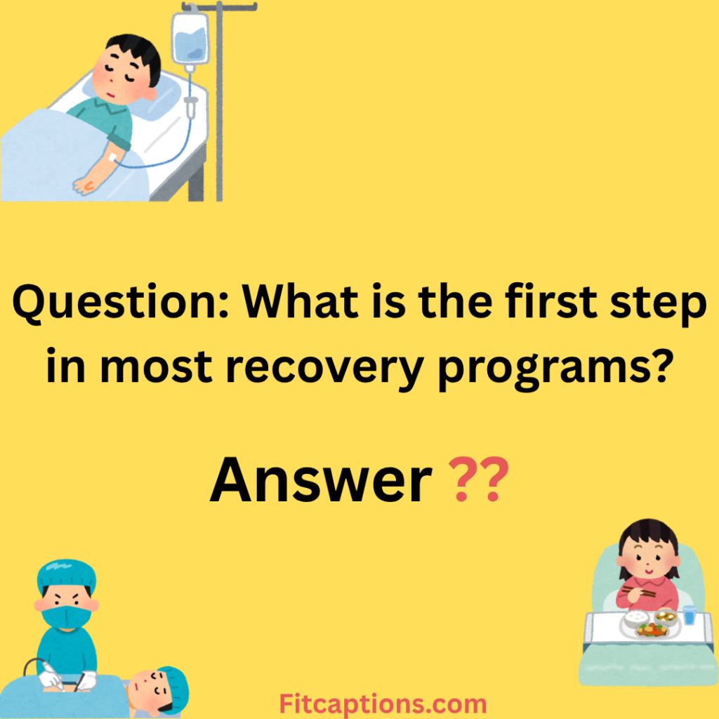 "Recovery Trivia Questions and Answers"