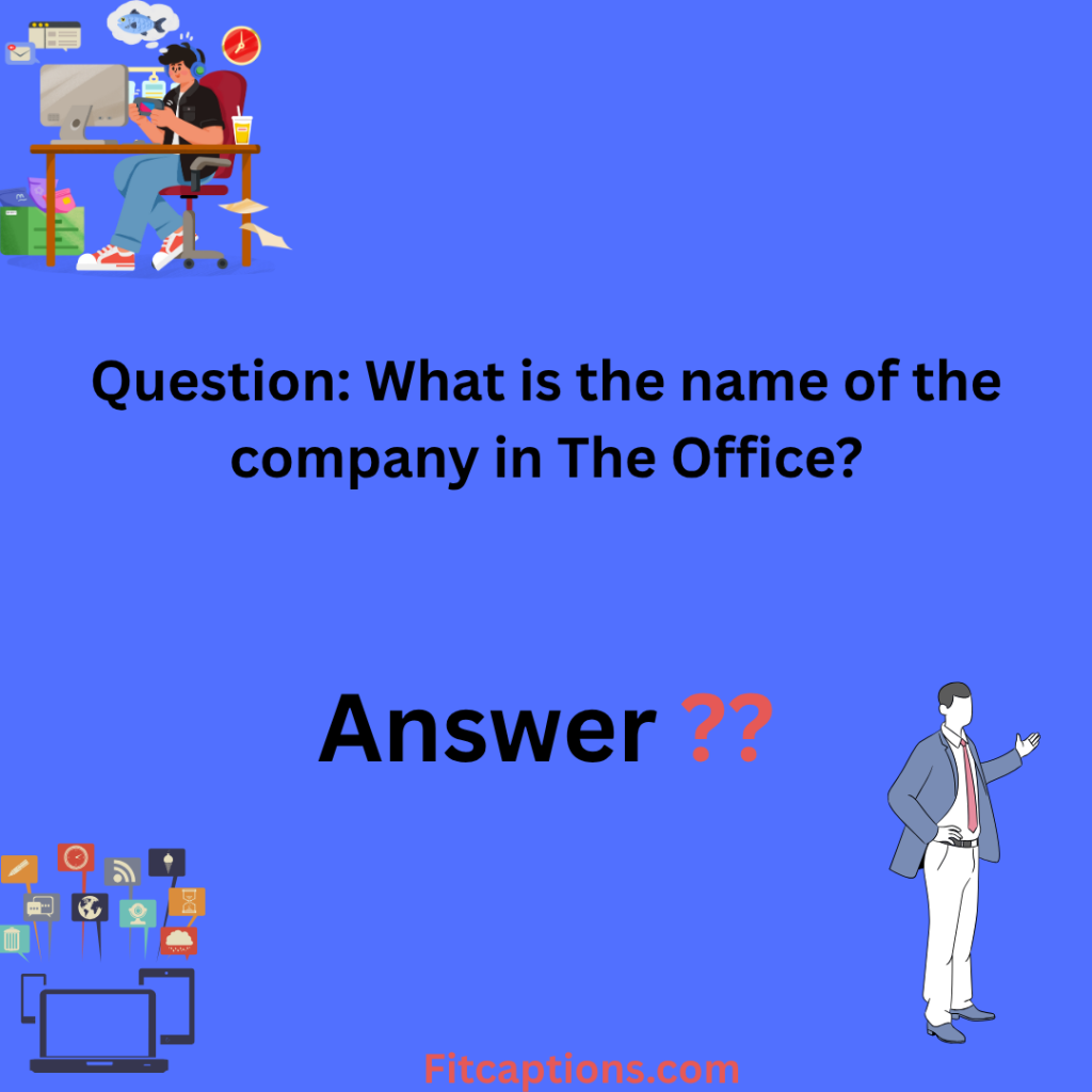 "The Office Trivia Questions and Answers"