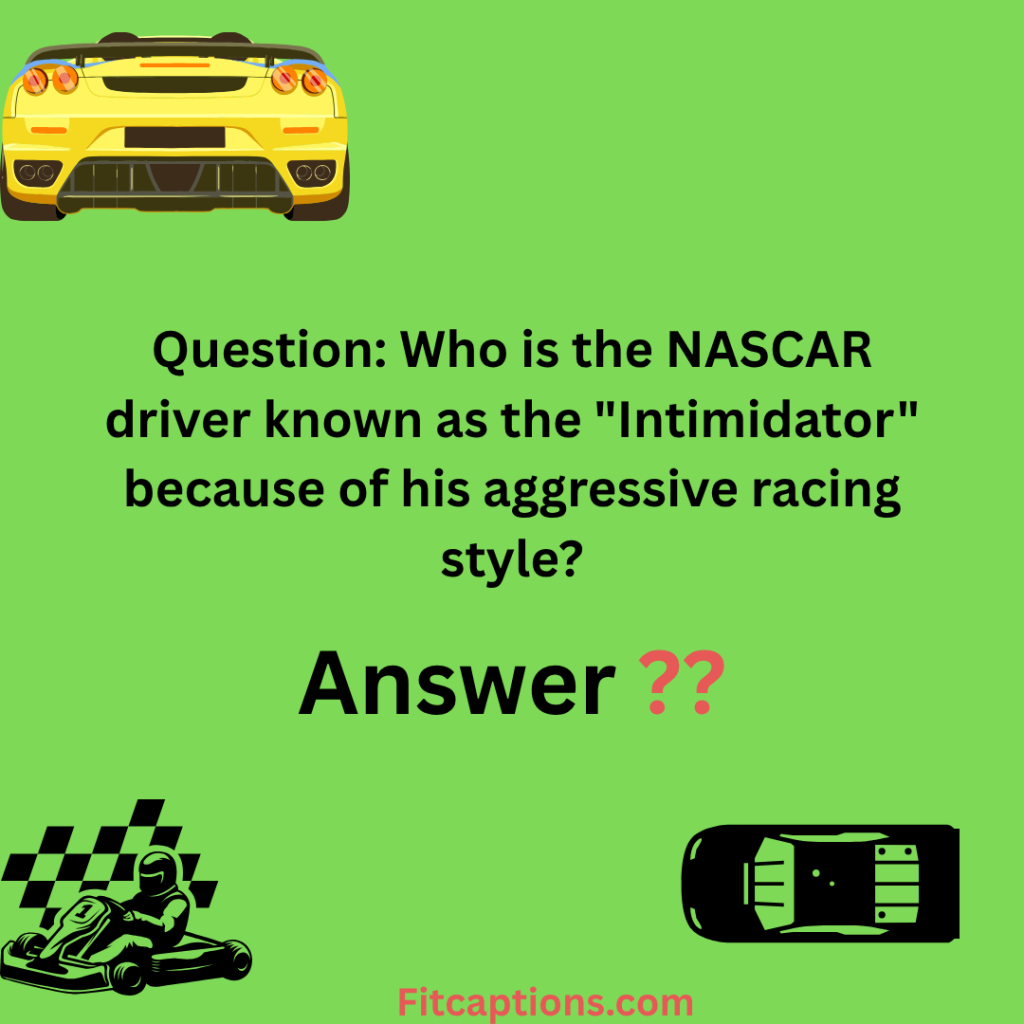 "NASCAR Trivia Questions and Answers"