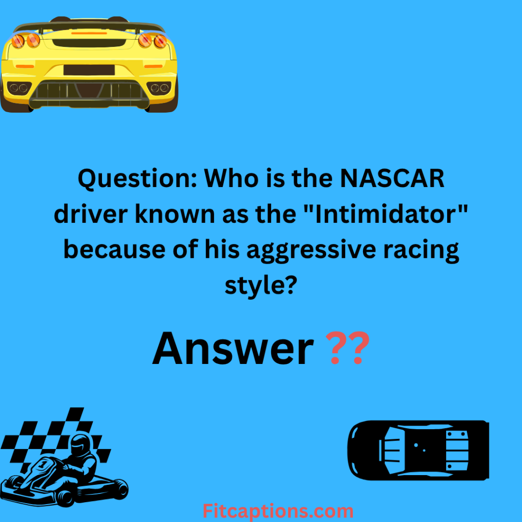 "NASCAR Trivia Questions and Answers"