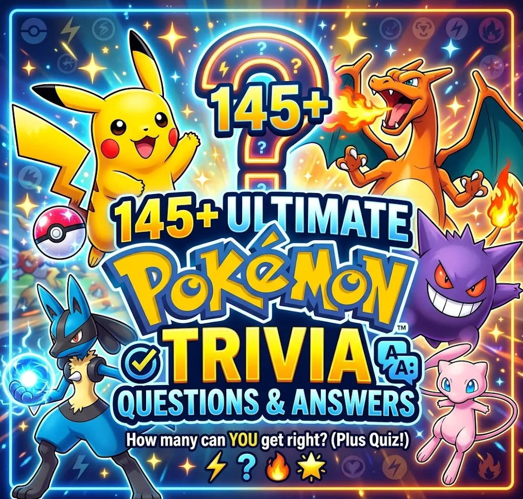 Pokemon Trivia Questions and Answers