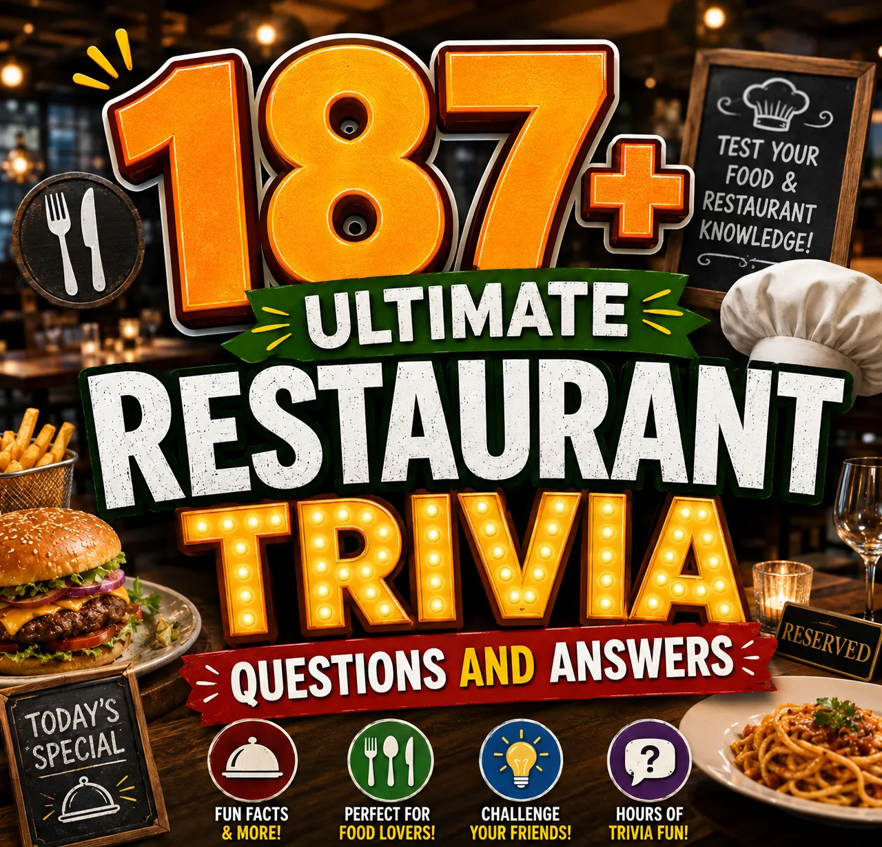 Restaurant Trivia Questions and Answers 1