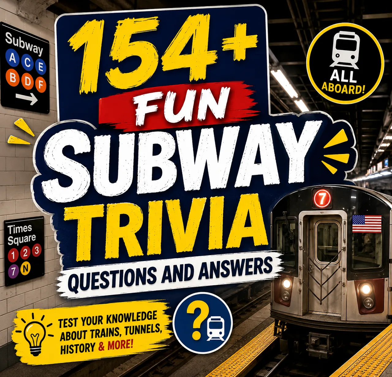 Subway Trivia Questions and Answers 2