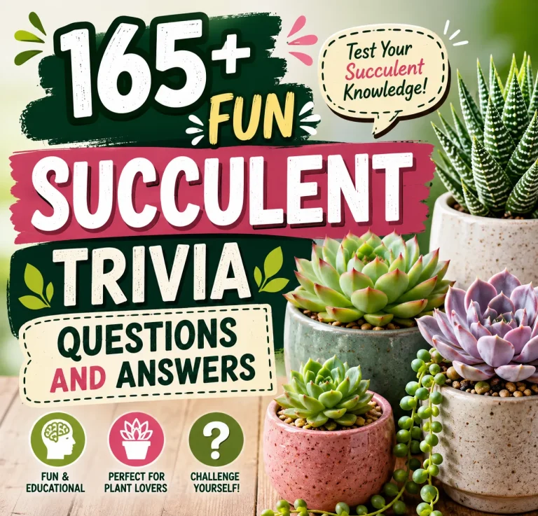 Succulent Trivia Questions and Answers