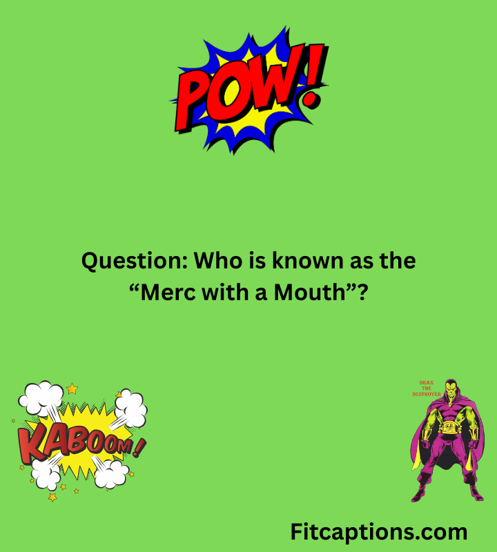 "Marvel Comics Trivia Question and Answers"