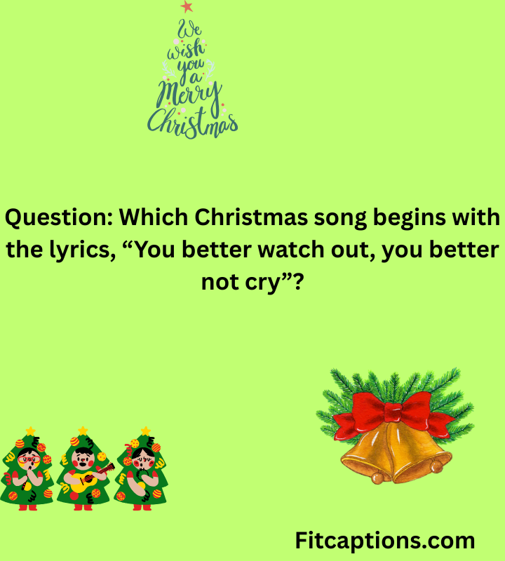 "Christmas Songs Trivia Questions and Answers"