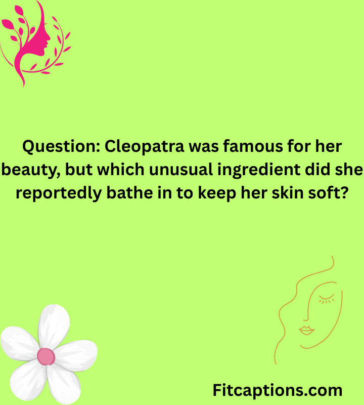 "Beauty Trivia Questions and Answers "