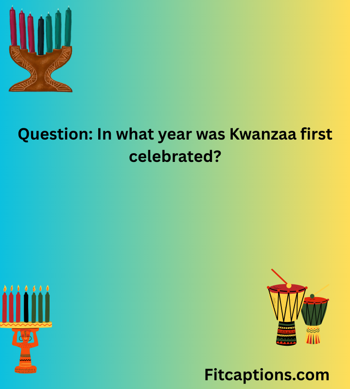 "Kwanzaa Trivia Questions and Answers"