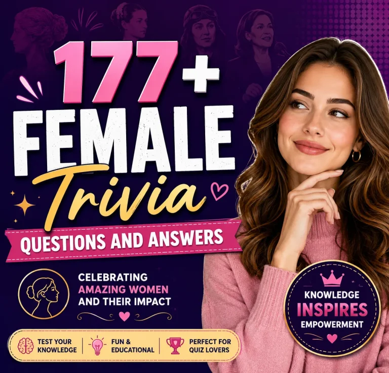 Female trivia questions and answers 1