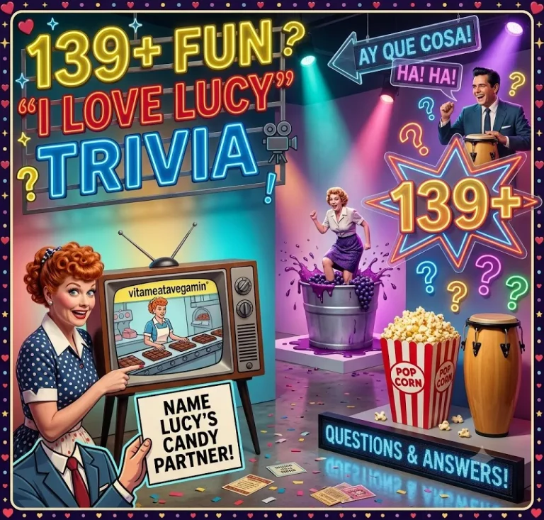 I Love Lucy Trivia Questions and Answers