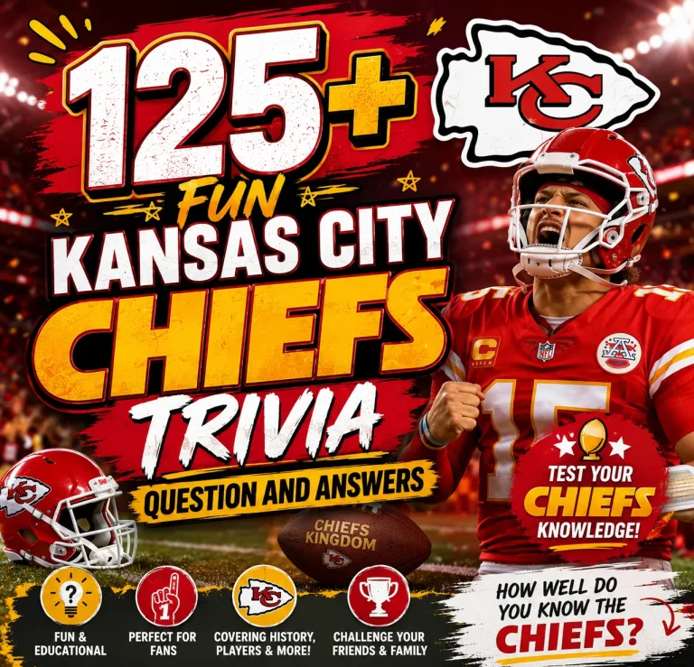 Kansas City Chiefs Trivia Questions and Answers