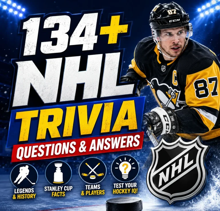 NHL trivia questions and answers