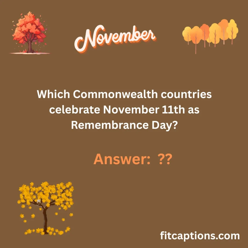 "November Trivia Questions and Answers for Adults"