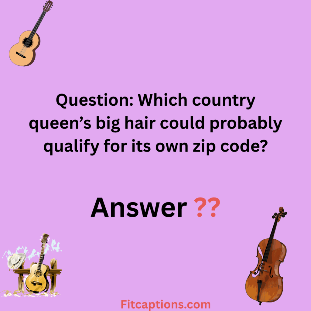 "Country Music Trivia Questions and Answers"