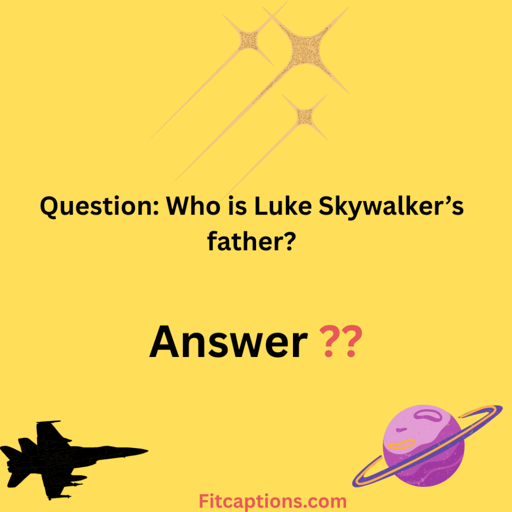 "Star Wars Trivia Question and Answers"