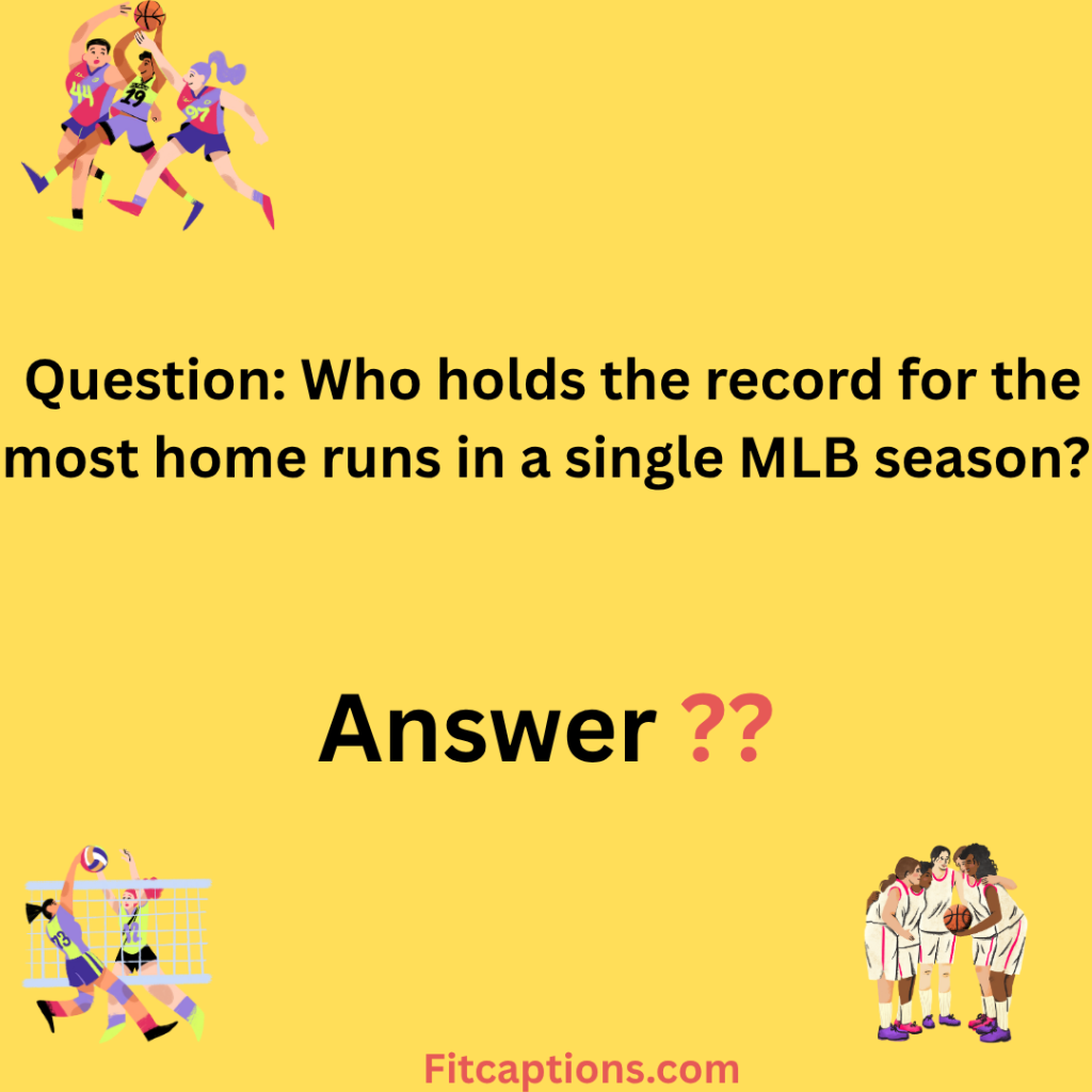 "Sports Trivia Question and Answer"