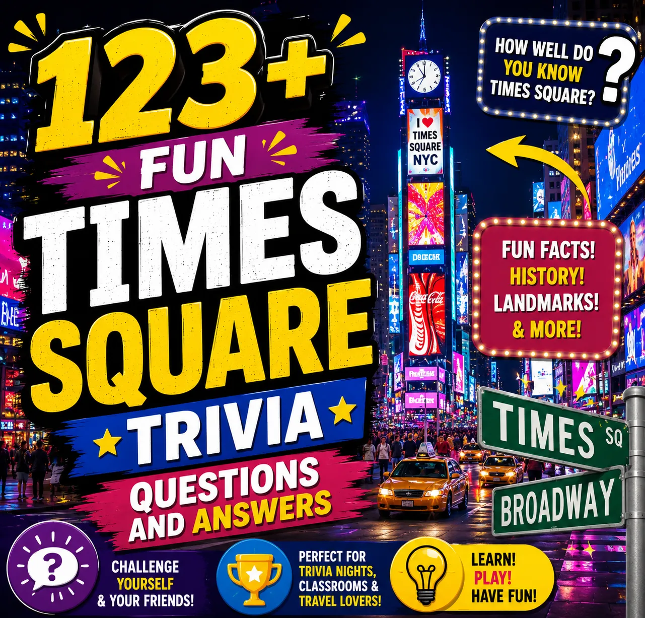Times Square Trivia Questions and Answers