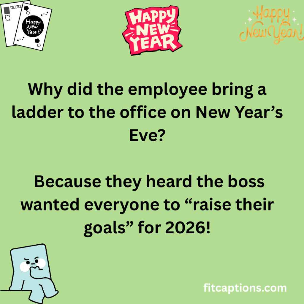 131+ New Year Jokes for Work – Funny, Clean & Office-Friendly Humor Add a subheading 2025 12 31T134944.072