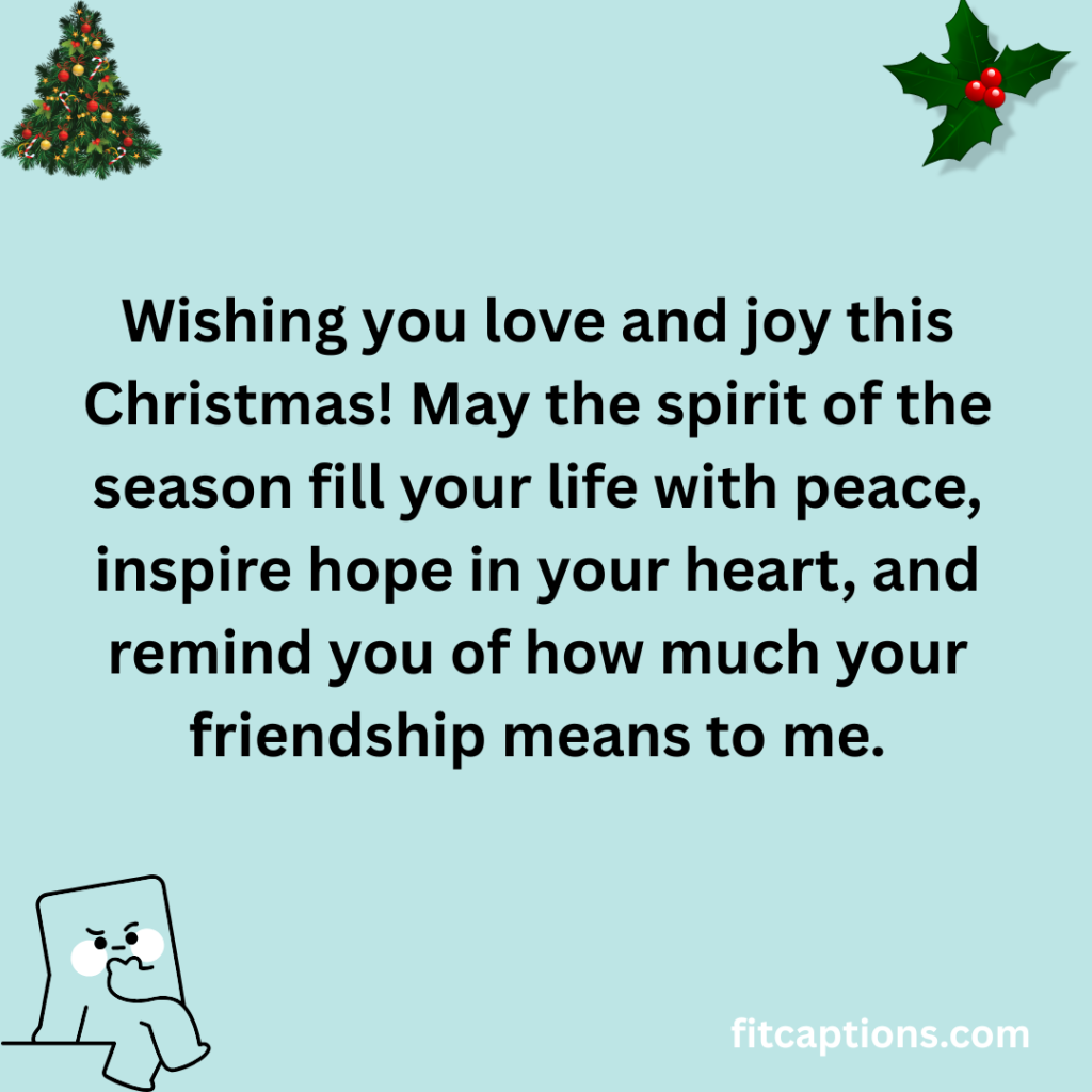 111+ Merry Charistmass Messages to Friends to Share Joy & Friendship Add a subheading 80