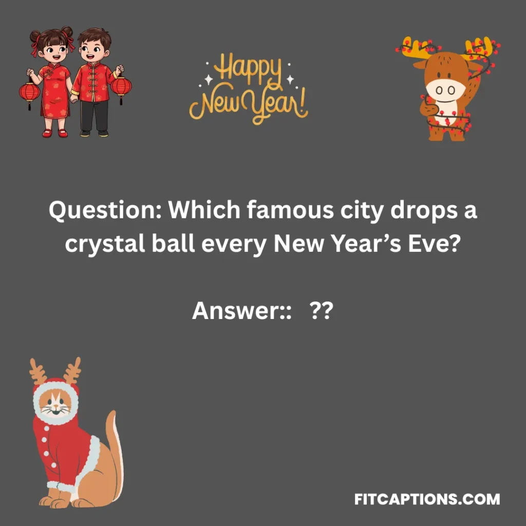"Easy New Year Around the World Trivia Question and Answers"