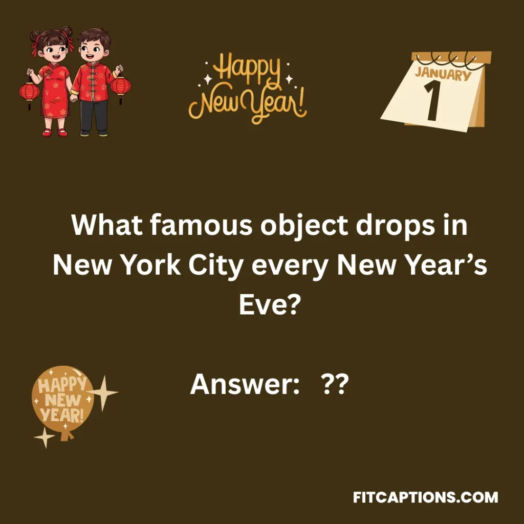 "Easy New Year Eve Trivia Question and Answers"