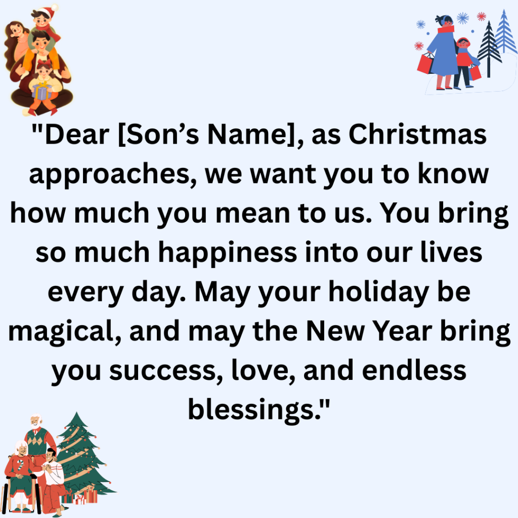 May the magic of Christmas bring warmth to our home love to our hearts and joy to every moment we share. Wishing our family a holiday season full of happiness and a New Year filled with blessing 14