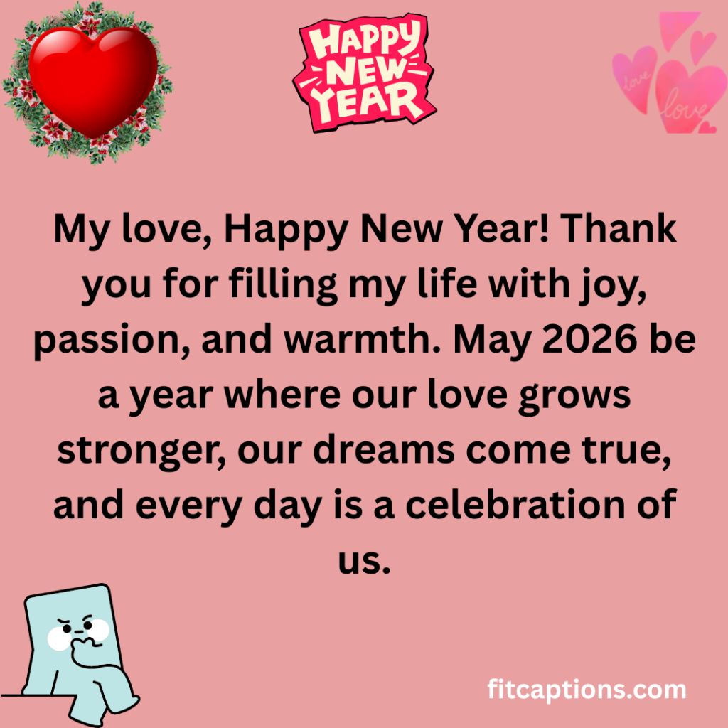 New Year Messages for Love