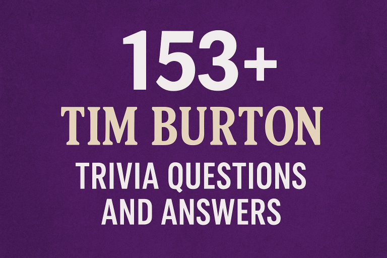 "Tim Burton Trivia Question and Answers"