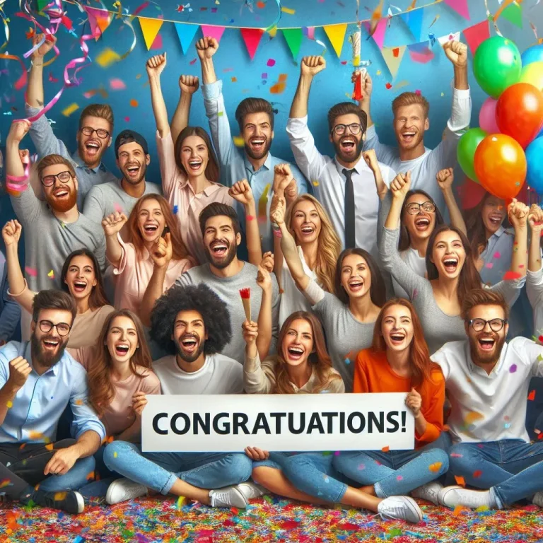 "Congratulations Messages for Team Achievements"