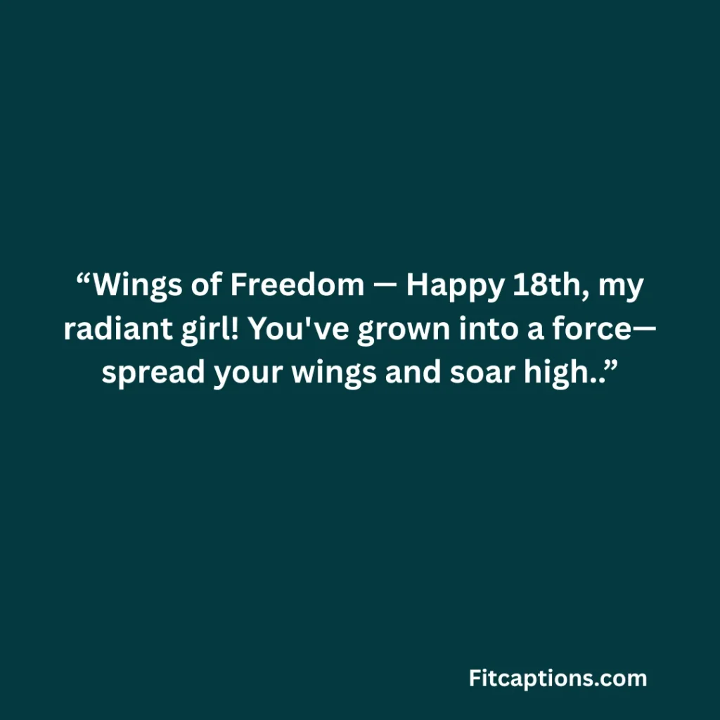 "Inspirational 18th Birthday Message for Daughter"