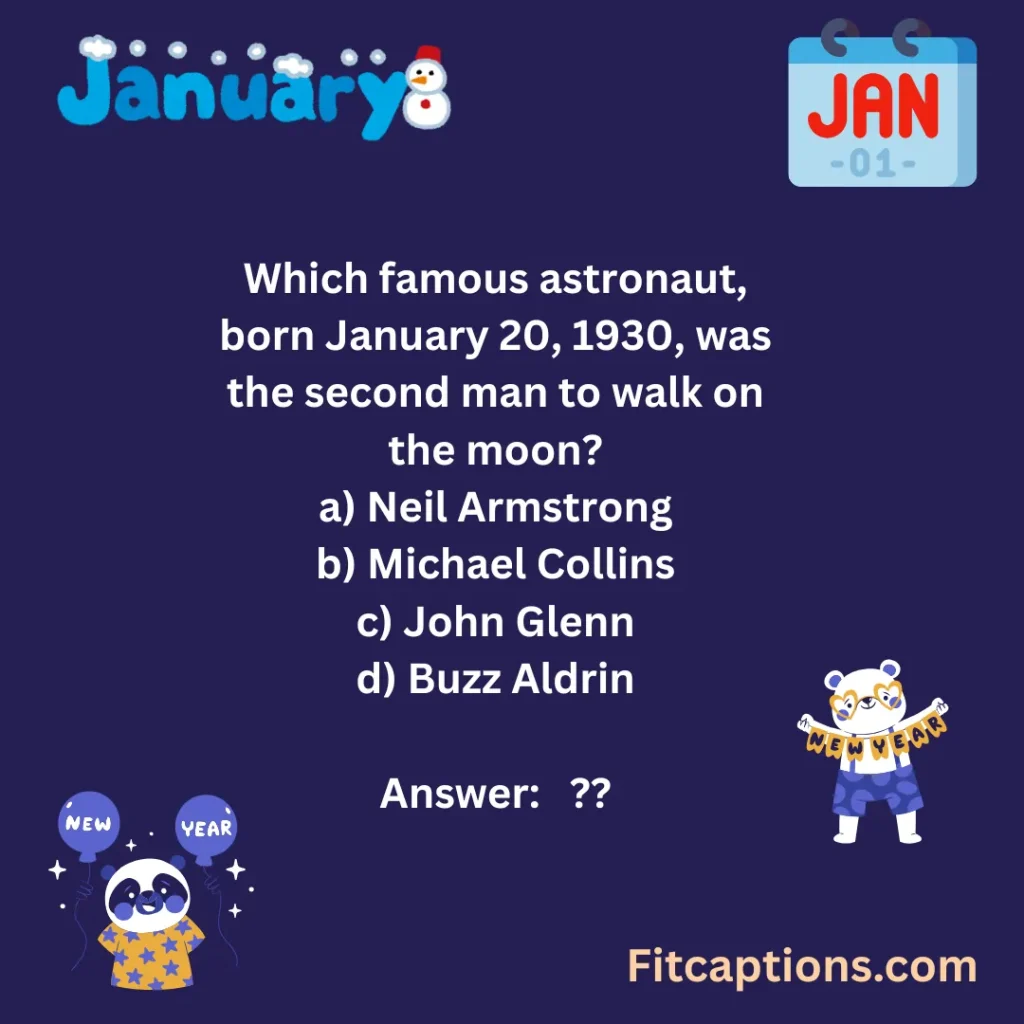 "January Trivia Questions and Answers for Seniors"